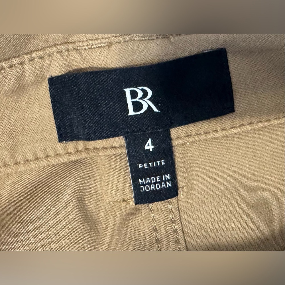 Banana Republic Refined Utility Pant Whiskey Brown High Rise Slim Fit 2024 NWT 4 - Picture 10 of 12